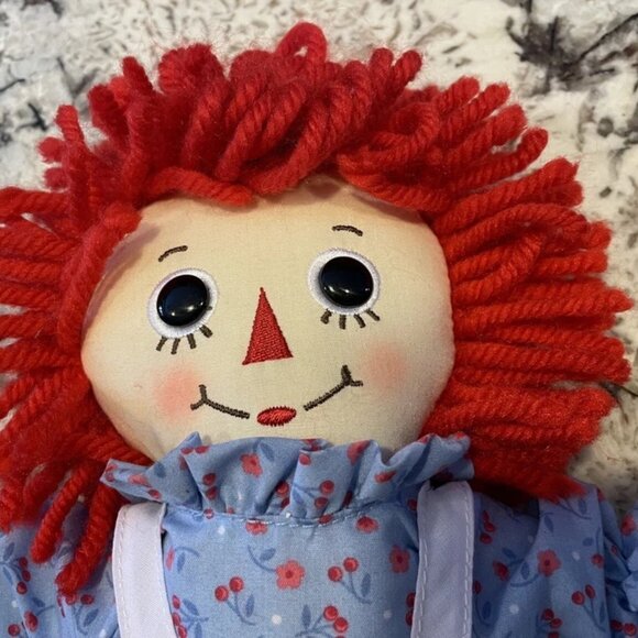 AURORA HASBRO RAGGEDY ANN DOLL 13” Soft Plush 2012 MADE IN USA - Picture 2 of 11
